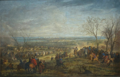 Siege of Valenciennes, 16 March 1677 by Adam Frans van der Meulen