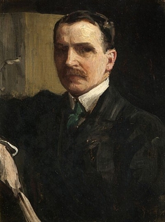 Sir James Guthrie, 1859 - 1930. Artist and President of the Royal Scottish Academy (Self-portrait) by James Guthrie