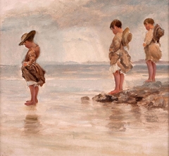 Sisters by the Beach - Lynn/Swampscott (Massachusetts) by William Partridge Burpee