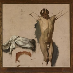 Sketch for “Crucifixion” by Józef Simmler