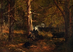 Skirmish in the Wilderness by Winslow Homer