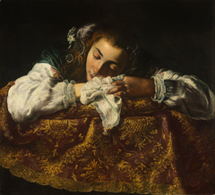 Sleeping Girl by Domenico Fetti