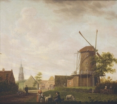 Slijkpoort te Amersfoort by Hendrik Keun