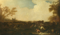 Soldiers Attacking a Foraging Party by Georg Philipp Rugendas