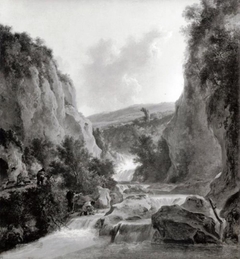 Southern Landscape with Waterfall by Jan Both