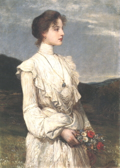 Spring (Portrait of Ilona K. Lippich) by Károly Lotz