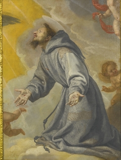 St Francis receiving the Stigmata by Vincenzo Carducci