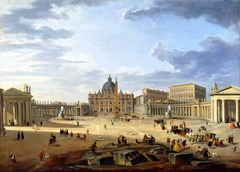 St. Peter’s Square, Rome by Giovanni Paolo Panini