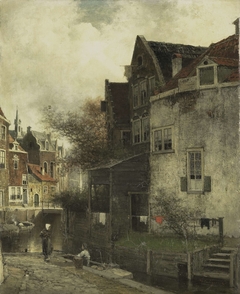 Stadsgezicht by Ferdinand Carl Sierich