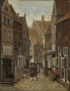 Stadsgezicht by Jacob Vrel