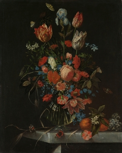 Still life with flowers by Ottmar Elliger