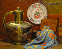 Still Life with Pitcher and Plate by Félix Vallotton