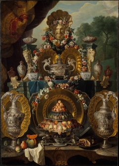 Still Life with Silver by Alexandre-François Desportes