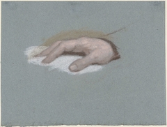 Study of a Man's Hand, resting on a White Fabric by Charles Howard Hodges