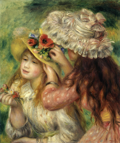 Summer Hats by Auguste Renoir