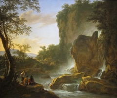 talianate Landscape with an Artist Sketching from Nature by Jan Both