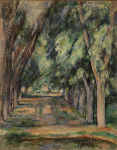 The Allée of Chestnut Trees at the Jas de Bouffan (L'allée des marronniers au Jas de Bouffan) by Paul Cézanne