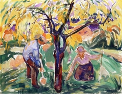 The Apple Tree by Edvard Munch