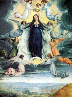 The Assumption of the Virgin by Michael Sittow