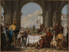 The Banquet of Cleopatra (Tiepolo - Musee Coqnacq version) by Giovanni Battista Tiepolo