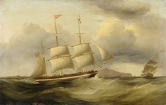 The barque Helvellin by Samuel Walters