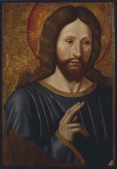 The Blessing Christ by Jean Bourdichon