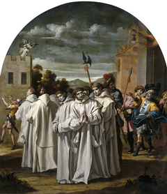 The Burning of the Prague Charterhouse and the Persecution of the Carthusians by Vincenzo Carducci