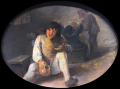 The Drunken Peasant by Adriaen Brouwer