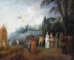 The Embarkation for Cythera by Antoine Watteau