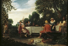 The Garden Party by Esaias van de Velde