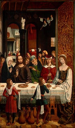 The Marriage at Cana by Master of the Catholic Kings