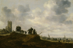 The Old Church at Egmond aan Zee by Jan van Goyen