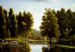 The Park at Mortefontaine by Jean-Joseph-Xavier Bidauld