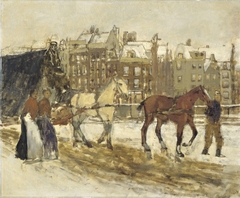 The Rokin, Amsterdam by George Hendrik Breitner