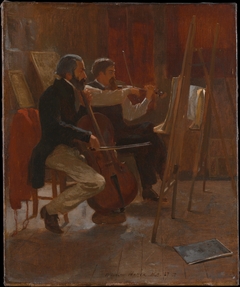 The Studio by Winslow Homer