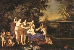 The toilet of Venus by Francesco Albani