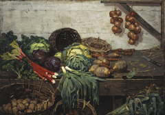 The Vegetable Stall by William York Macgregor