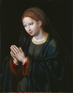 The Virgin in Prayer by Joos van Cleve