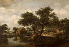 The Watermill by Meindert Hobbema