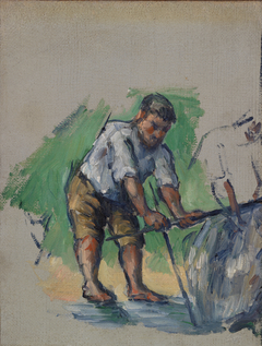 The Well Driller (Le Foreur) by Paul Cézanne