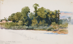 The Wye at Wilton Castle (Wales) by George Elbert Burr