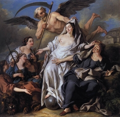 Time unveiling Truth by Jean François de Troy