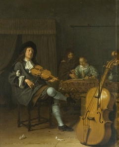 Trio, or a Music Party by Frans van Mieris the Elder