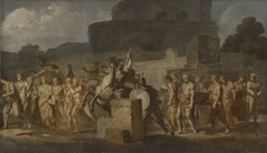 Triumphzug Alexanders des Großen: Zug der Opfergefäße (Folge 11/12) by Gerard de Lairesse