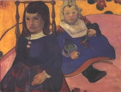 Two Children by Paul Gauguin