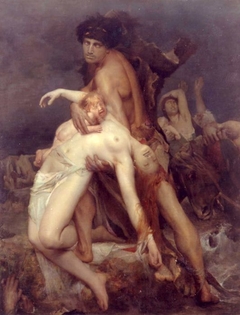 Une scène du déluge by Aimé Morot