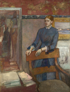 Hélène Rouart in her Father's Study by Edgar Degas