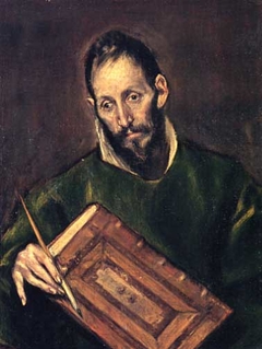 Saint Luke by El Greco