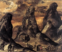 View of Mt. Sinai and the Monastery of St. Catherine by El Greco