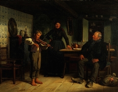 Præsentation for en kender by Julius Exner